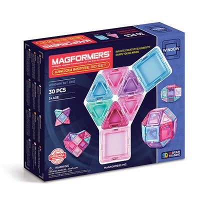 Магнитный конструктор Magformers Window Inspire 30 Set, арт. 714004, производитель Magformers (Магформерс), ISBN 880-9-13436-994-4 № 1