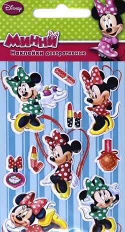 DsS01 Disney яркие наклейки Минни Маус, производитель Липуня, ISBN 462-0-75141-921-8 № 1
