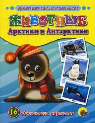 Обучающие карточки. Животные Арктики и Антарктики, производитель Проф-Пресс , ISBN 978-5-37807-021-3 № 1