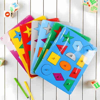Рамки-вкладыши М.Монтессори Геометрия, арт. Р05, производитель Smile DECOR, ISBN 244-6-00000-079-0 № 4