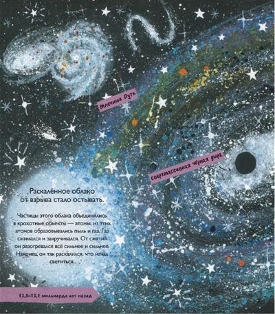 История космоса. Моя первая книга о Вселенной. Барр Кэтрин, Уильямс Стив, производитель Самокат , ISBN 978-5-91759-691-4 № 4