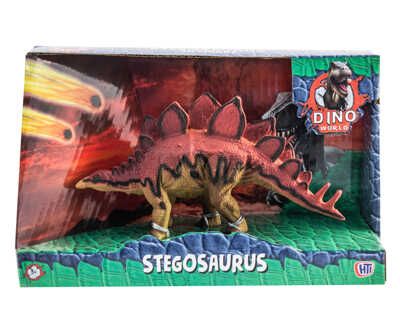 Фигурка динозавра DINO WORLD "Стегозавр" 16 см, арт. 1374171, производитель HTI (ЭйчТиАй), ISBN 460-7-80753-092-9 № 1