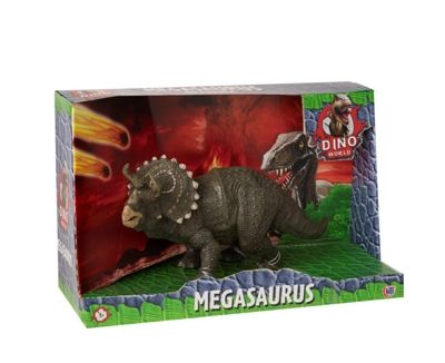 Фигурка динозавра DINO WORLD "Трицератопс" 28 см, арт. 1374173, производитель HTI (ЭйчТиАй), ISBN 761-1-21234-120-6 № 1