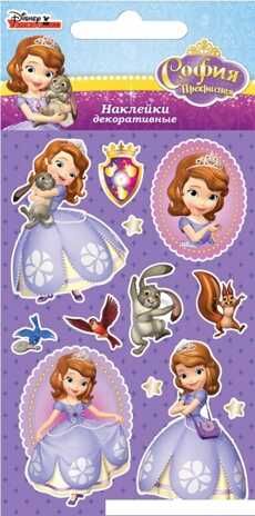 DsS06 Disney яркие наклейки София, производитель Липуня, ISBN 462-0-75141-931-7 № 1