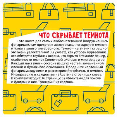 Мини-игры в дорогу для малышей Что скрывает темнота с фонариком из картона, арт. ВВ5623, производитель Bondibon (Бондибон), ISBN 489-5-13605-794-5 № 5