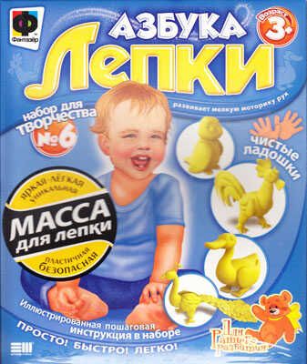 Азбука лепки Набор 6 (977056), производитель Фантазёр, ISBN 465-0-05790-322-7 № 1