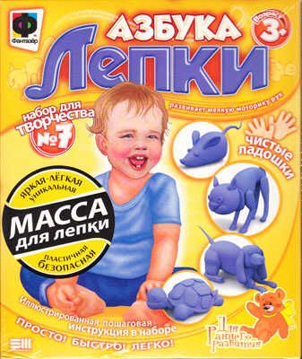 Азбука лепки Набор 7 (977057), производитель Фантазёр, ISBN 465-0-05790-323-4 № 1