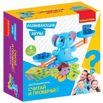 Обучающие игры Bondibon Настольная игра Считай и проверяй 4, арт. ВВ4673, производитель Bondibon (Бондибон), ISBN 489-5-13604-688-8 № 1