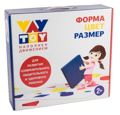Форма цвет размер, арт. 700107, производитель VAY TOY (Вэй Той), ISBN 104-2-85770-010-7 № 1