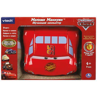 Обучающий компьютер Vtech Молния Маккуин на бат. озвуч., 15 программ в рус. кор., производитель Vtech, ISBN 464-0-00171-132-9 № 1