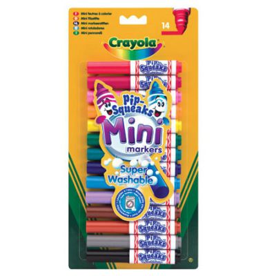 14 смываемых мини-маркеров, производитель Crayola, ISBN 007-1-66208-343-4 № 1