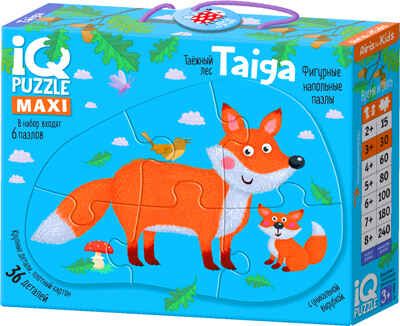 IQ Пазл Напольный  Тайга (Taiga) 3+, производитель Айрис-пресс , ISBN 978-5-81128-413-9 № 1