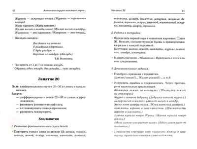 Шипящие звуки Ш,Ж,Ч,Щ. Называем и различаем. Планы-конспекты логопедических занятий с детьми 5-7 лет, производитель Гном , ISBN 978-5-00160-598-0 № 2