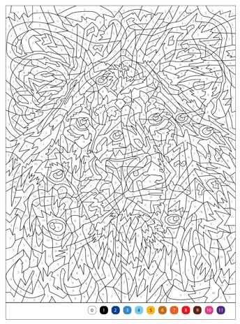 Коты и кошки (Цветовой код. Раскрась по номерам), раскраска, производитель МОЗАИКА kids , ISBN 978-5-43154-601-3 № 3