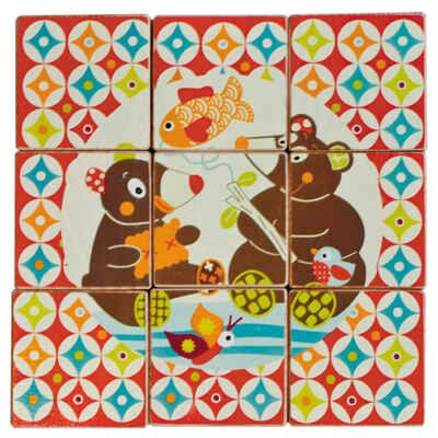 Ebulobo Кубики "Мишка", арт. 03EB0010, производитель АльДенте, ISBN 376-0-17287-073-9 № 3