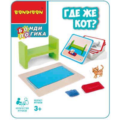 Игра настольная Bondibon Бонди Логика «ГДЕ ЖЕ КОТ?», BOX, арт. ВВ5669, производитель Bondibon (Бондибон), ISBN 489-5-13605-971-0 № 6