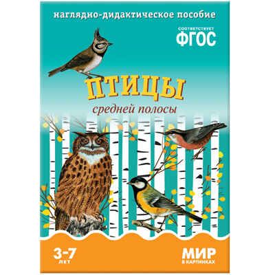 ФГОС Мир в картинках. Птицы средней полосы., производитель МОЗАИКА-СИНТЕЗ , ISBN 978-5-43150-575-1 № 1