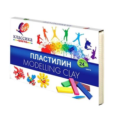 Пластилин Луч Классика 24 цв., арт. 28С1642-08, производитель Луч, ISBN 460-1-18501-389-0 № 1
