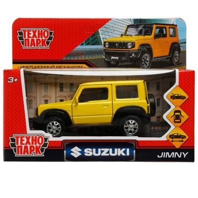 Suzuki Jimni желтый, 11,5 см., арт. JIMNY-12-YEBK, производитель Симбат, ISBN 468-0-10795-518-0 № 1