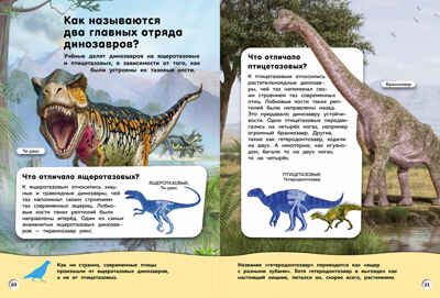 Большая книга динозавров. Вопросы и ответы. Хаббард Б. Энциклопедии, производитель Махаон , ISBN 978-5-38917-749-9 № 3