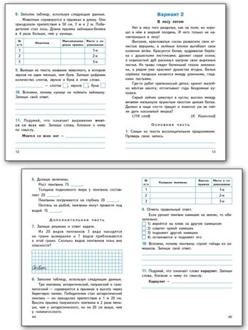 Итоговые комплексные работы 2 кл. НОВЫЙ ФГОС, производитель Вако , ISBN 978-5-40806-441-0 № 4
