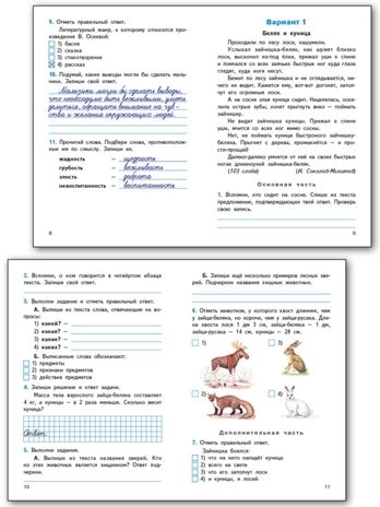 Итоговые комплексные работы 2 кл. НОВЫЙ ФГОС, производитель Вако , ISBN 978-5-40806-441-0 № 5