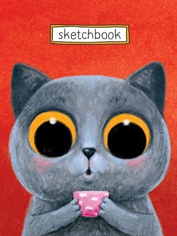 Скетчбук А5. Котик с чашкой., производитель Проф-Пресс , ISBN 467-0-15911-650-9 № 1