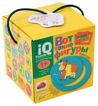 Для самых маленьких. 1+ Вот такие фигуры. Вкладыши. IQ игры, производитель Айрис-пресс , ISBN 978-5-81128-284-5 № 1