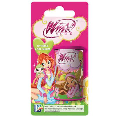 Точилка 2654-2/WP 1отв. пласт. контейнер блист.<5T> TM Winx (36/324), производитель СервисТорг, ISBN 692-9-68822-546-5 № 1