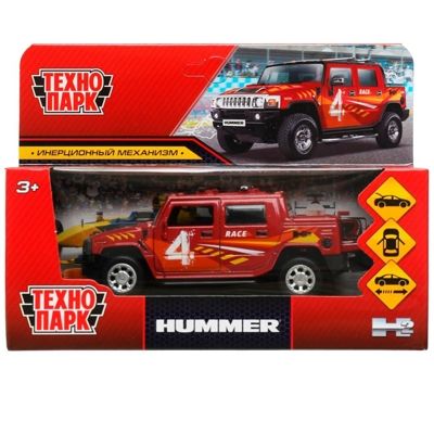 Пикап Hummer H2 красный, 12 см., арт. HUM2PICKUP-12SRT-RD, производитель Симбат, ISBN 468-0-10798-149-3 № 1