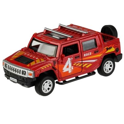 Пикап Hummer H2 красный, 12 см., арт. HUM2PICKUP-12SRT-RD, производитель Симбат, ISBN 468-0-10798-149-3 № 2