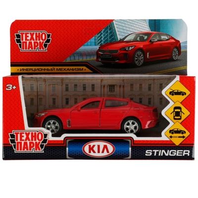 Kia Stinger красный 12 см., арт. STINGER-12-RD, производитель Симбат, ISBN 468-0-10798-156-1 № 1