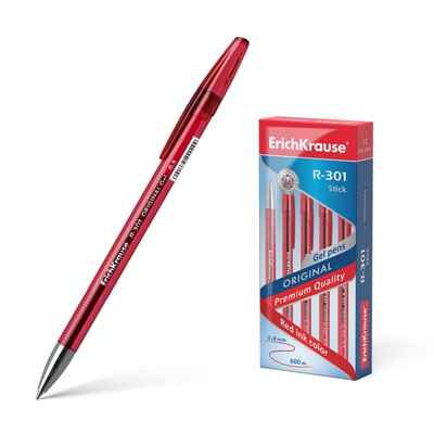 Ручка гелевая R-301 Original Gel Stick 0.5, цвет чернил красный, арт. 42722, производитель ErichKrause® (Эрих Краузе), ISBN 404-1-48542-722-3 № 1