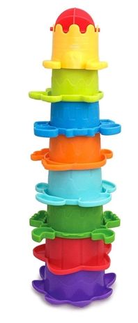 Игрушка Разноцветные стаканчики-сито для купания, арт. 205039, производитель Infantino (Инфантино), ISBN 302-1-10595-039-4 № 3