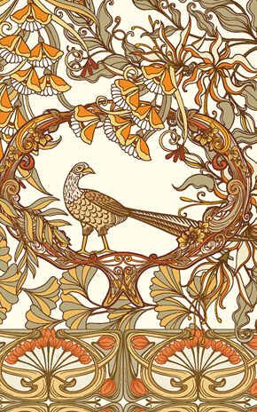 Ежедневник ART NOUVEAU (светло-голубой фон), производитель Контэнт, ISBN 978-5-00141-084-3 № 3