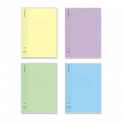 Тетрадь общая ученическая на скобе Классика CoverPro fizzy, B5, 60 листов, клетка, арт. 63412, производитель ErichKrause® (Эрих Краузе), ISBN 460-1-92163-412-9 № 1
