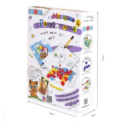 Мозаика Рисуй, стирай 4, арт. 87068, производитель Пластмастер, ISBN 463-0-08096-051-0 № 4