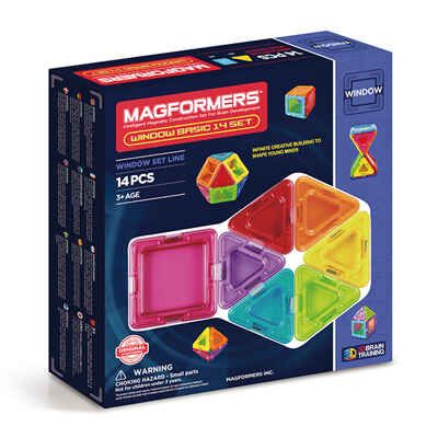 Магнитный конструктор Magformers Window Basic 14 set, арт. 714001, производитель Magformers (Магформерс), ISBN 880-9-13436-989-0 № 1