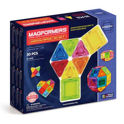 Магнитный конструктор Magformers Window Basic 30 set, арт. 714002, производитель Magformers (Магформерс), ISBN 880-9-13436-990-6 № 1