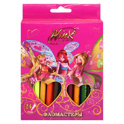 Фломастеры 848-24K/WM 24цв. карт/уп <20Ф> TM Winx (12/96), производитель СервисТорг, ISBN 693-1-28273-201-0 № 1