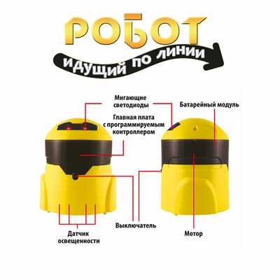 Французские опыты Науки с Буки Bondibon. Робот идущий по линии, арт. ВВ3344, производитель Bondibon (Бондибон), ISBN 489-5-13603-265-2 № 5