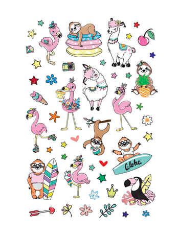 Наклейки Crazy Bullet Journal Stickers (черная), производитель Контэнт, ISBN 978-5-00141-532-9 № 2