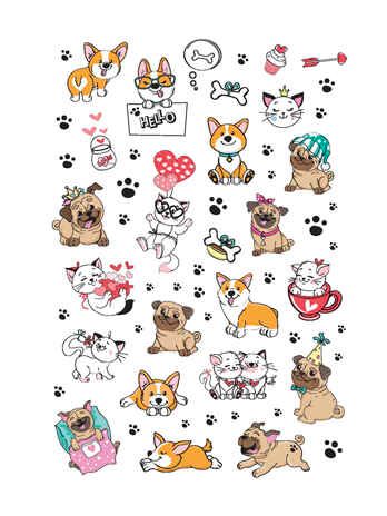 Наклейки Crazy Bullet Journal Stickers (черная), производитель Контэнт, ISBN 978-5-00141-532-9 № 3