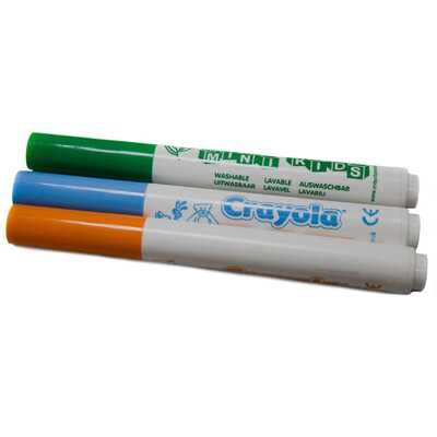 12 цветных фломастеров для малышей, производитель Crayola, ISBN 501-0-06508-325-7 № 5