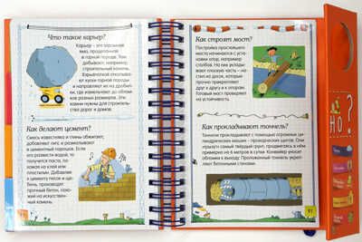 Как всё устроено? (энциклопедия на пружине). Хорошая книжка для любознательных детей, производитель Махаон , ISBN 978-5-38914-969-4 № 7