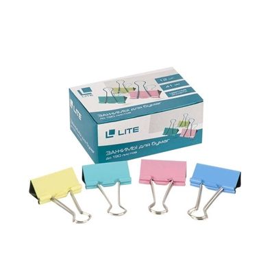 Зажим LITE 41 мм, металл, арт Z41L-12C, производитель LITE, ISBN 460-2-72309-784-6 № 1