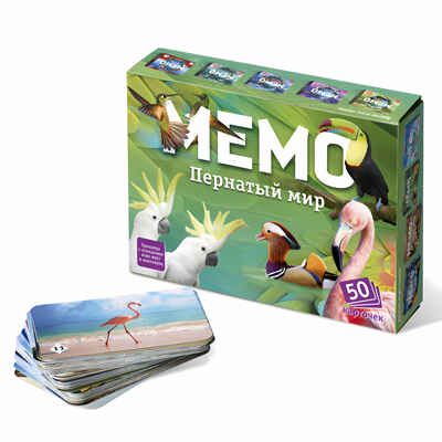 Мемо Пернатый мир арт.7952, производитель ТД БЭМБИ, ISBN 468-3-58254-007-0 № 3