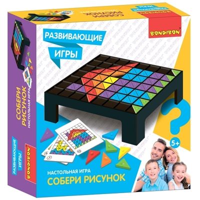 Развивающие настольные игры Bondibon Собери рисунок, арт. ВВ4476, производитель Bondibon (Бондибон), ISBN 489-5-13604-578-2 № 4