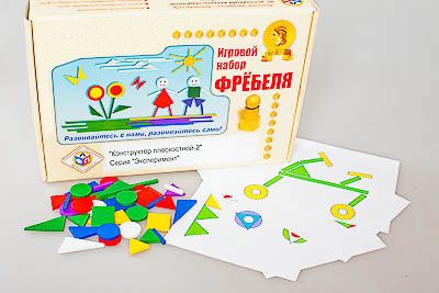 Игровой набор Фребеля " Конструктор плоскостной-2", производитель Светоч, ISBN 200-9-46938-914-3 № 1