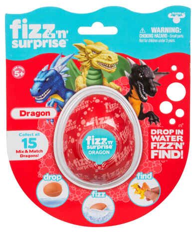 Шипучее яйцо FIZZ N Surprise «Драконы», производитель Moose (Мауз), ISBN 63-0-99619-089-0 № 1